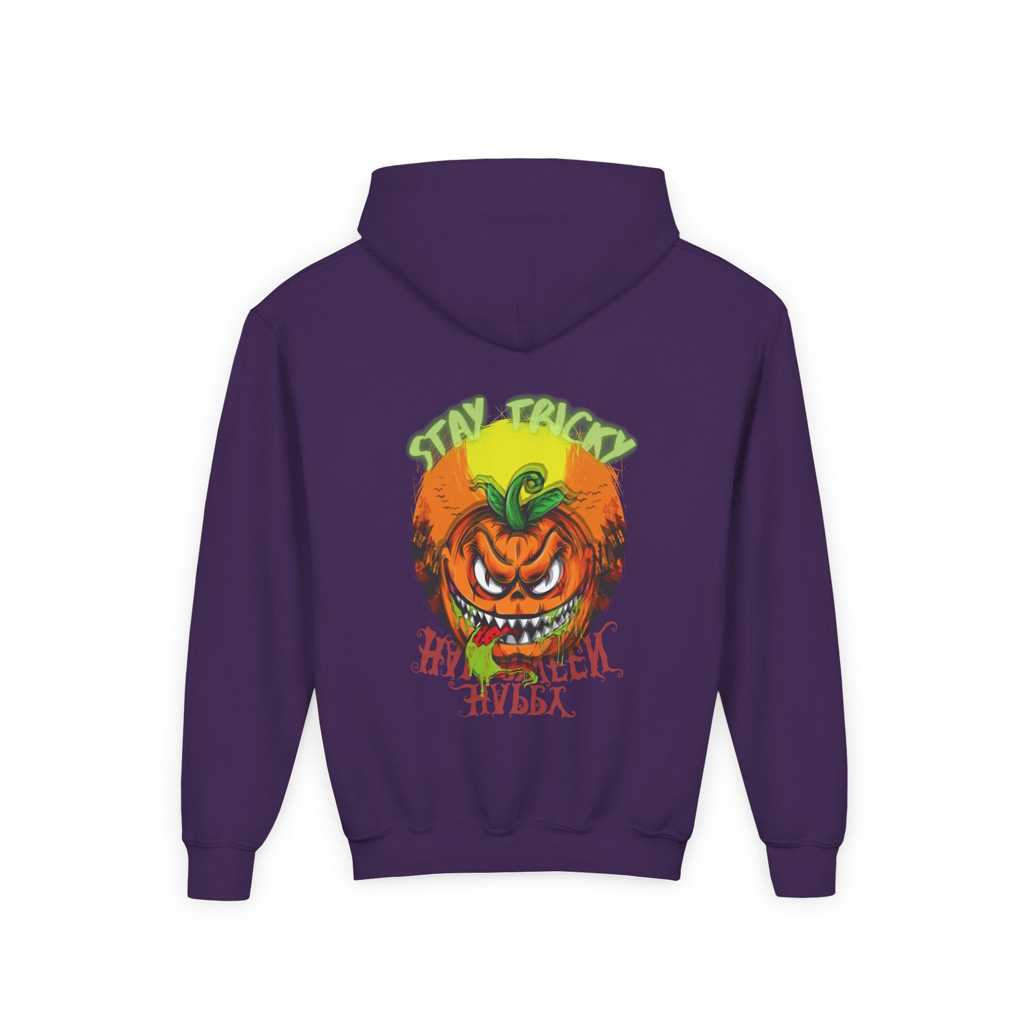 "Stay Tricky" Youth Halloween Hoodie, Trick or Treats!