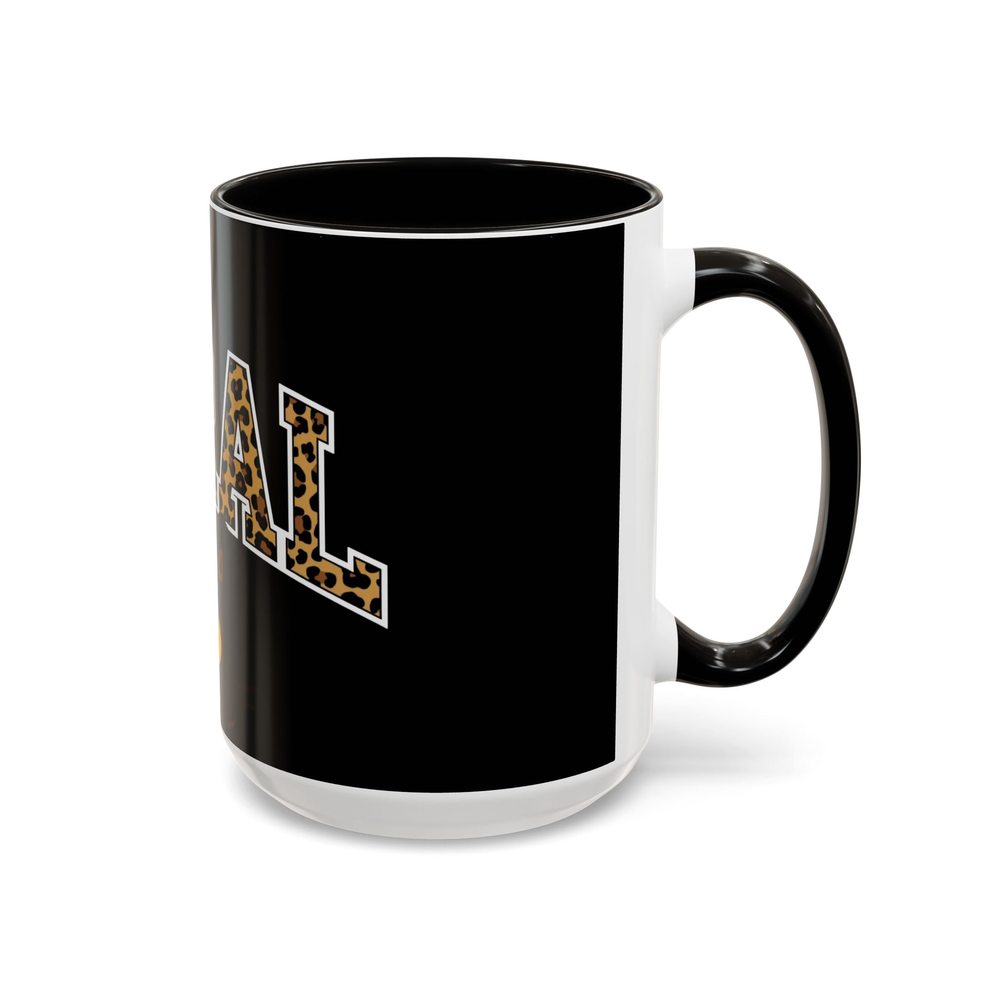 "Feral" Colorful Cat Halloween Mug | Supporting Cat Rescuers