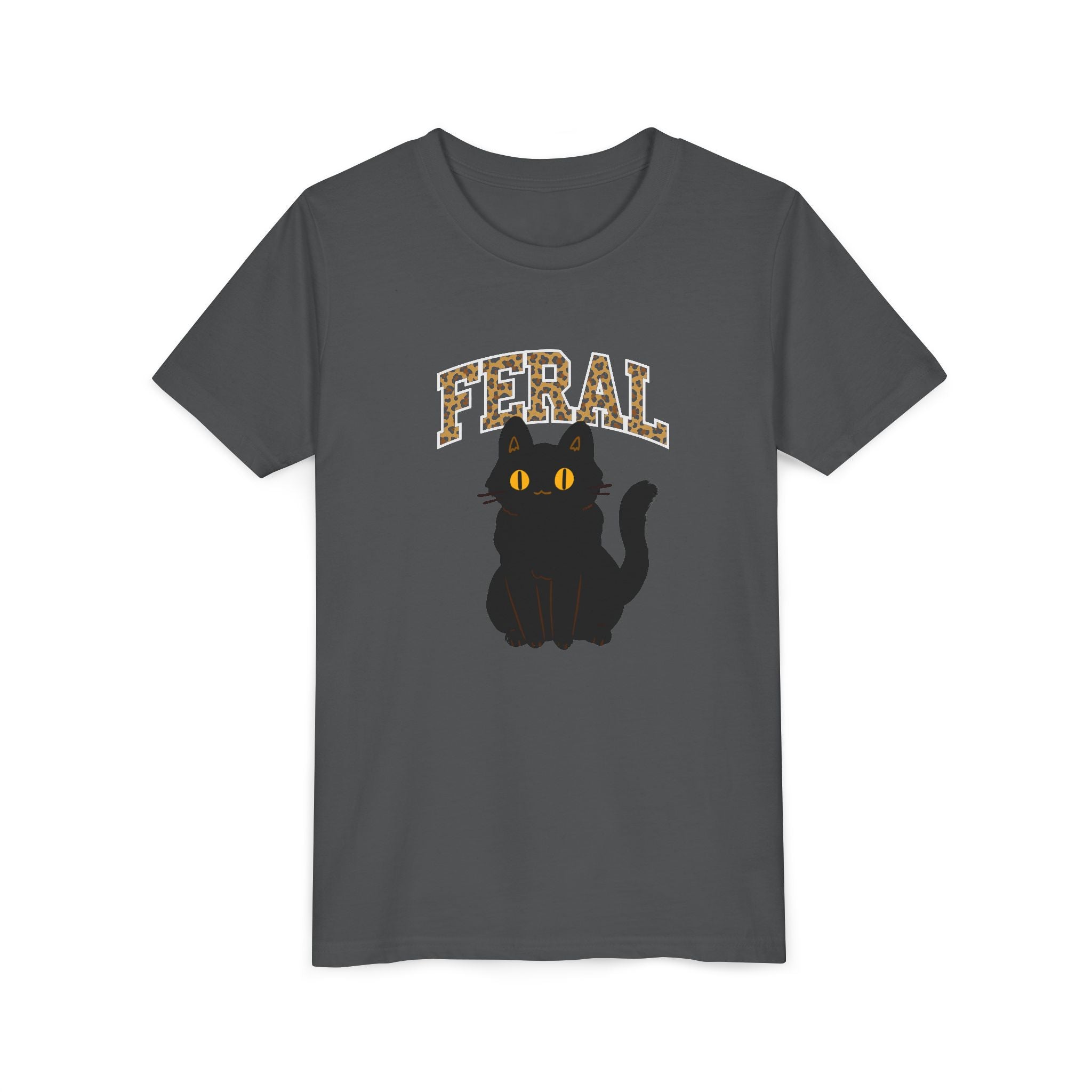 "Feral" Cat Youth Tee, Supporting Cat Rescuers