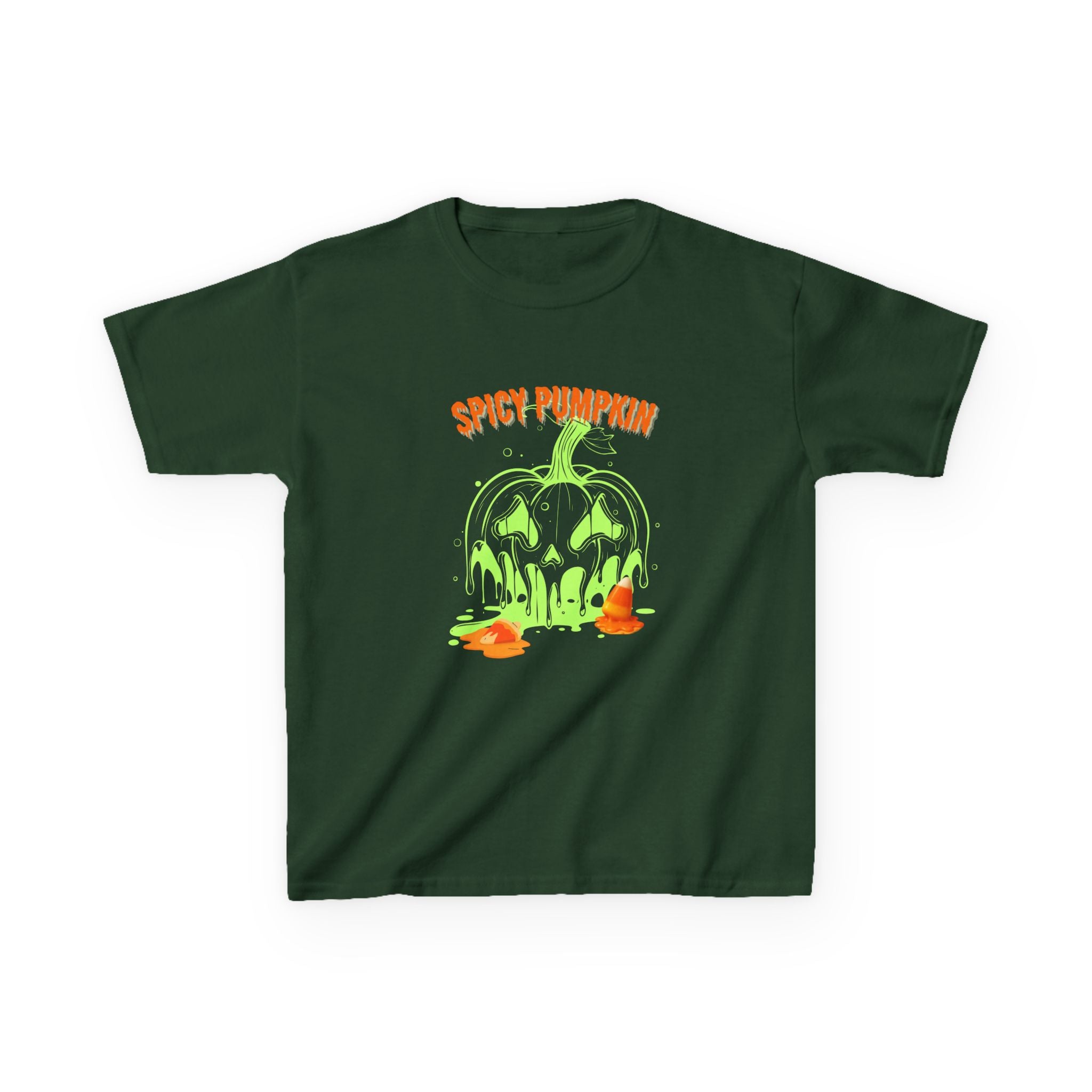 "Spicy Pumpkin" Halloween Kids Cotton T-shirt