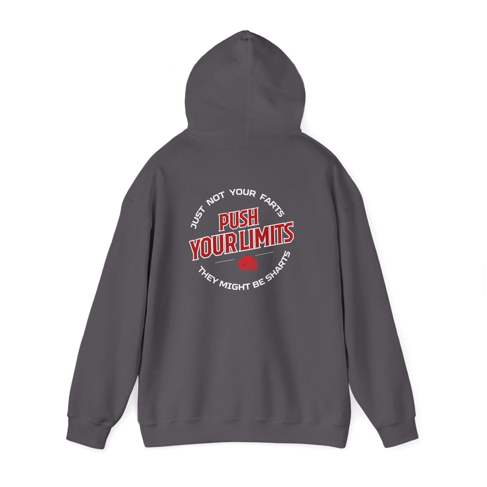 "Push Limits" Bold Statement Hoodie for Trendsetters, Gifts for Him, S-5XL
