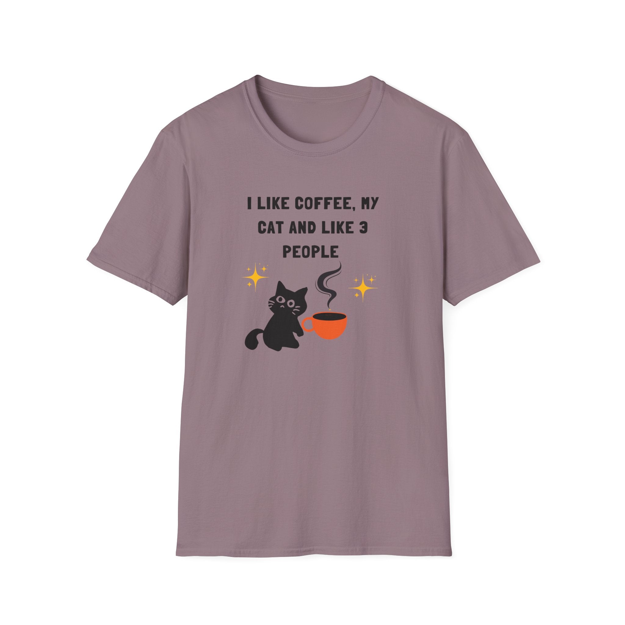 'I like Coffee & My Cat" Funny Cat Lover T-Shirt