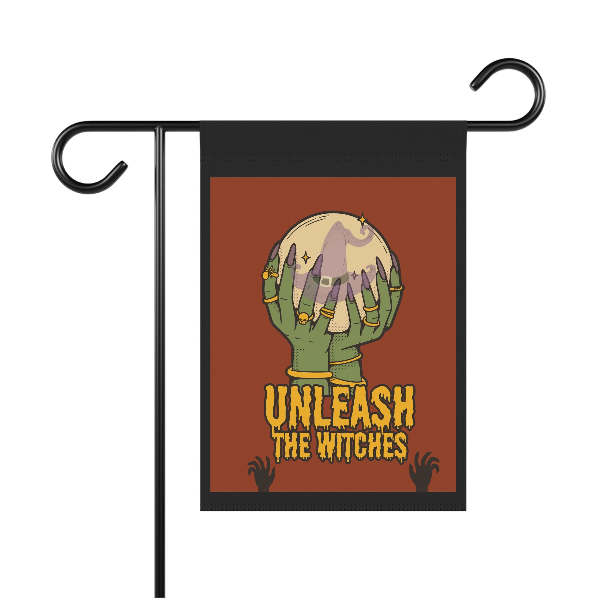 "Unleash the Witches" Halloween Garden Banners, 2 sizes, Fun Witchy stuff