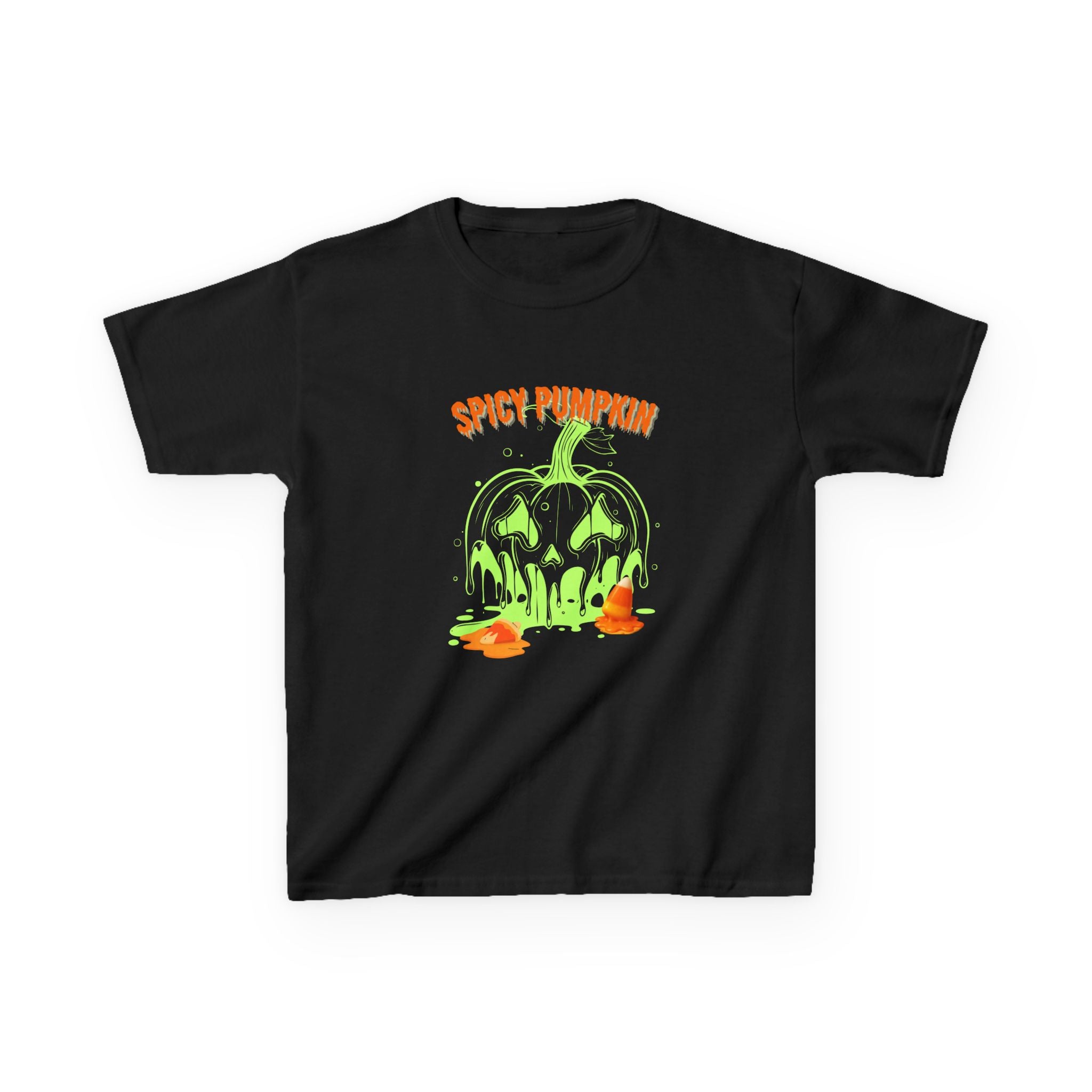 "Spicy Pumpkin" Halloween Kids Cotton T-shirt