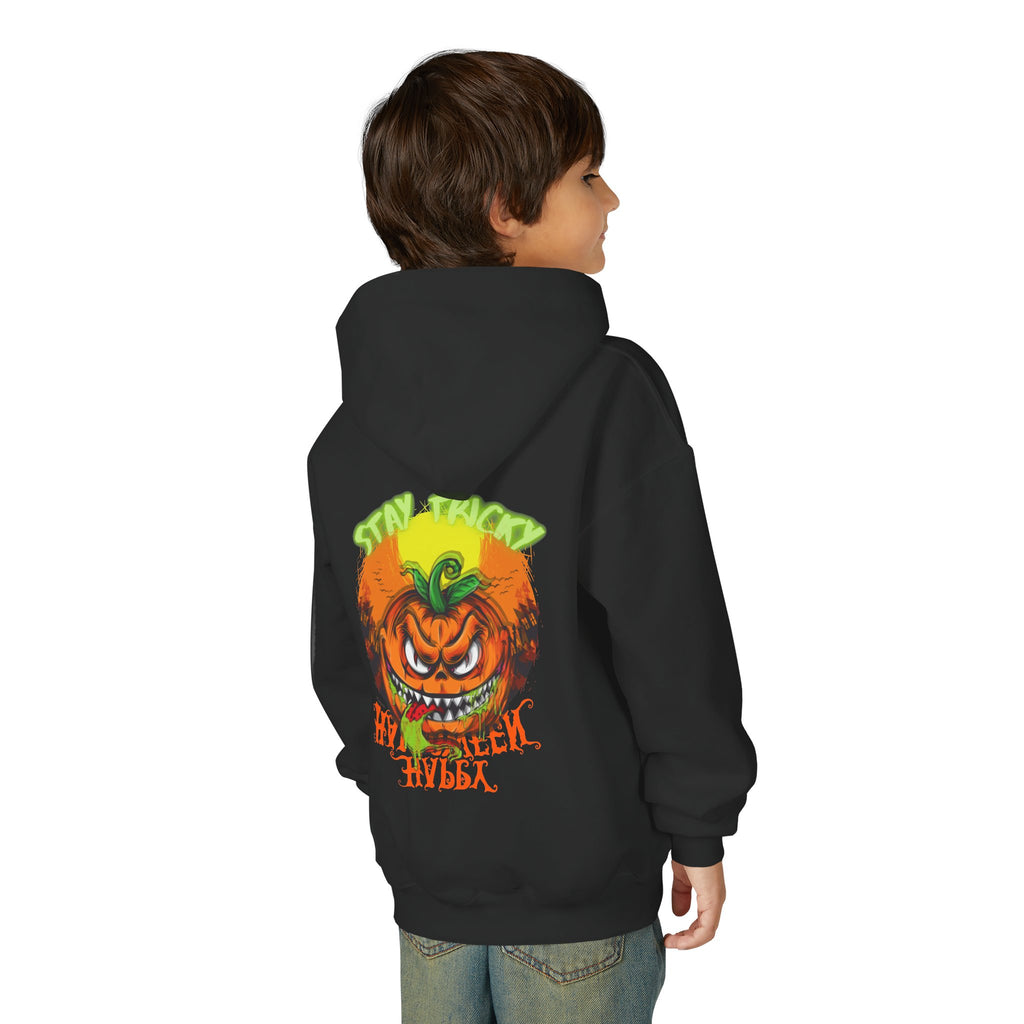 "Stay Tricky" Youth Halloween Hoodie, Trick or Treats!