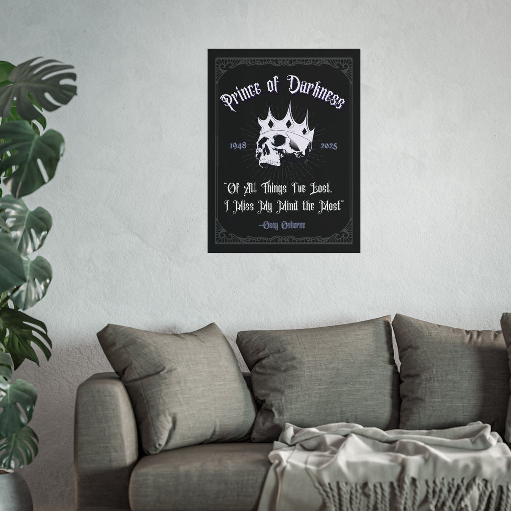 " Prince of Darkness" Ozzy Osbourne Art Print, 3 sizes