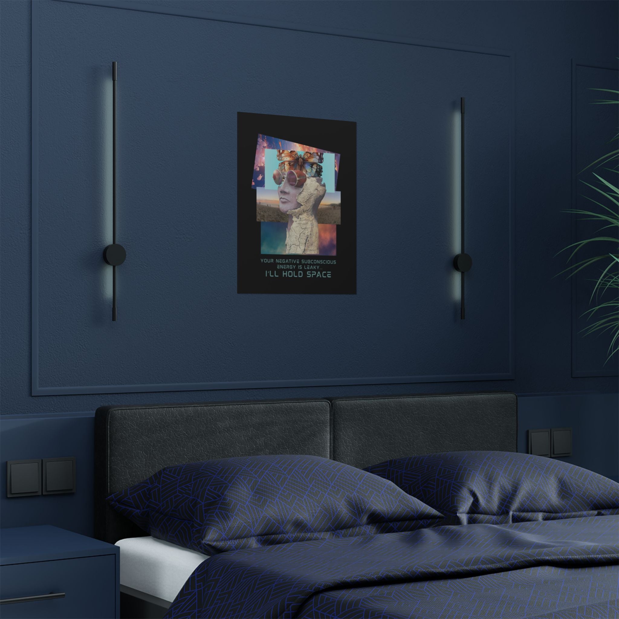 "Return from Burn" Satin Art Poster - Inspirational Wall Decor | Quotes for Mindfulness