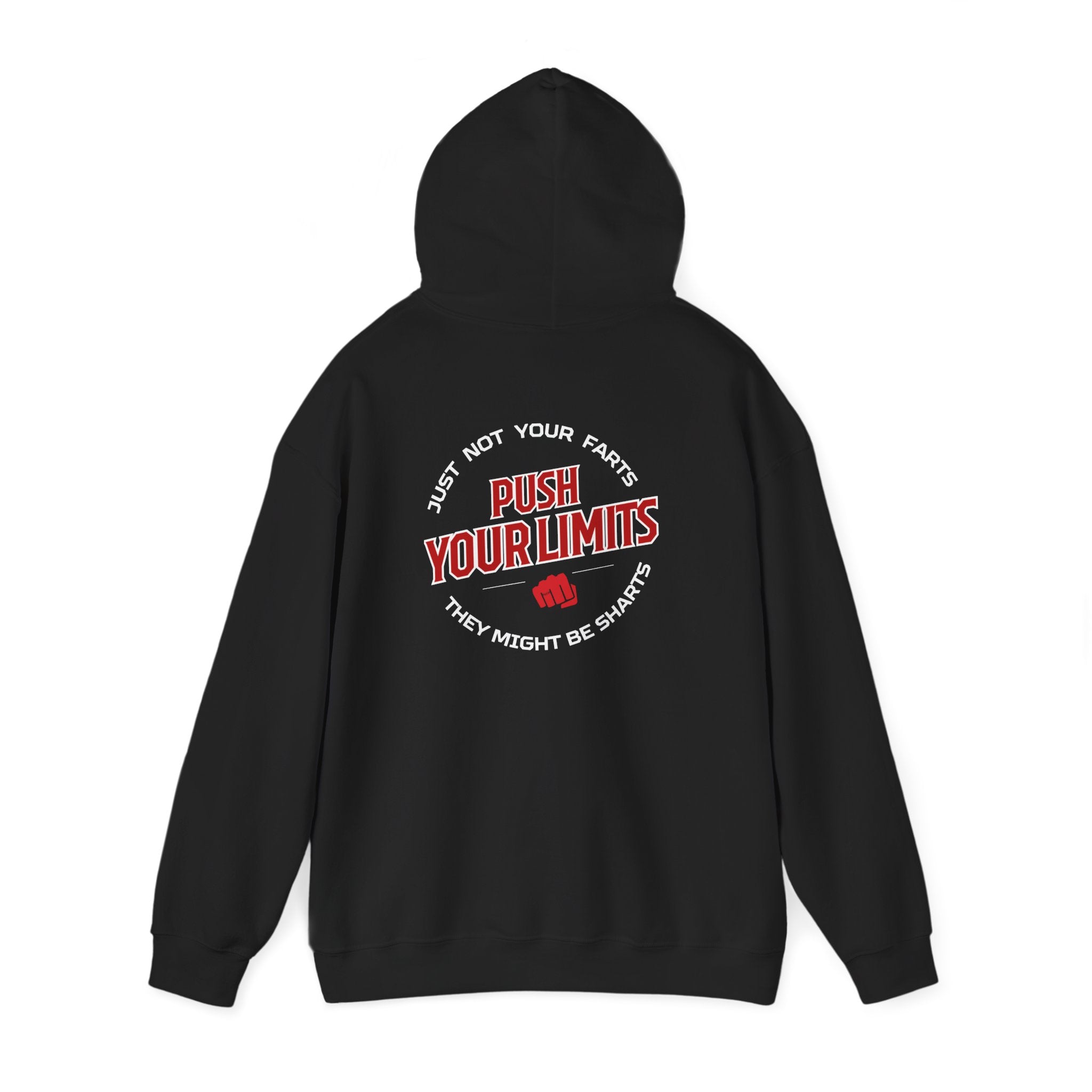 "Push Limits" Bold Statement Hoodie for Trendsetters, Gifts for Him, S-5XL
