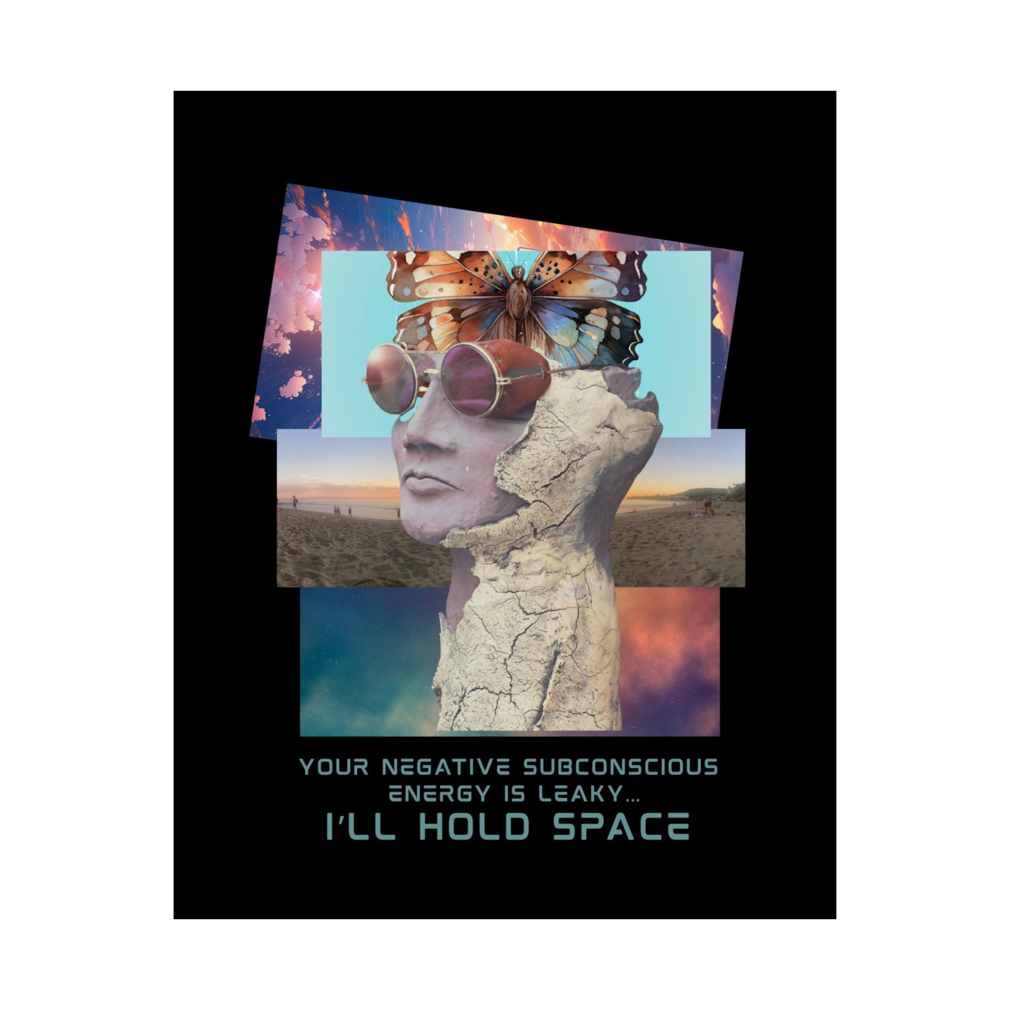 "Return from Burn" Satin Art Poster - Inspirational Wall Decor | Quotes for Mindfulness