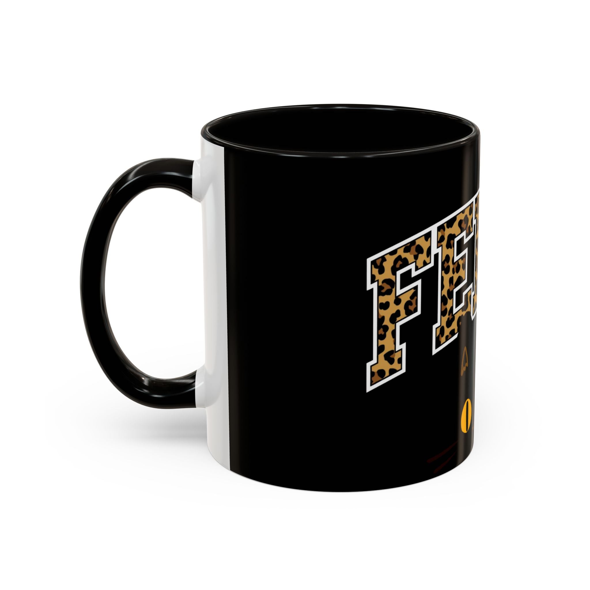 "Feral" Colorful Cat Halloween Mug | Supporting Cat Rescuers