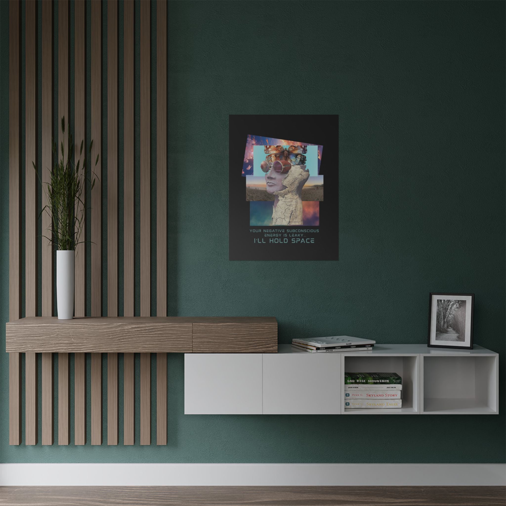 "Return from Burn" Satin Art Poster - Inspirational Wall Decor | Quotes for Mindfulness