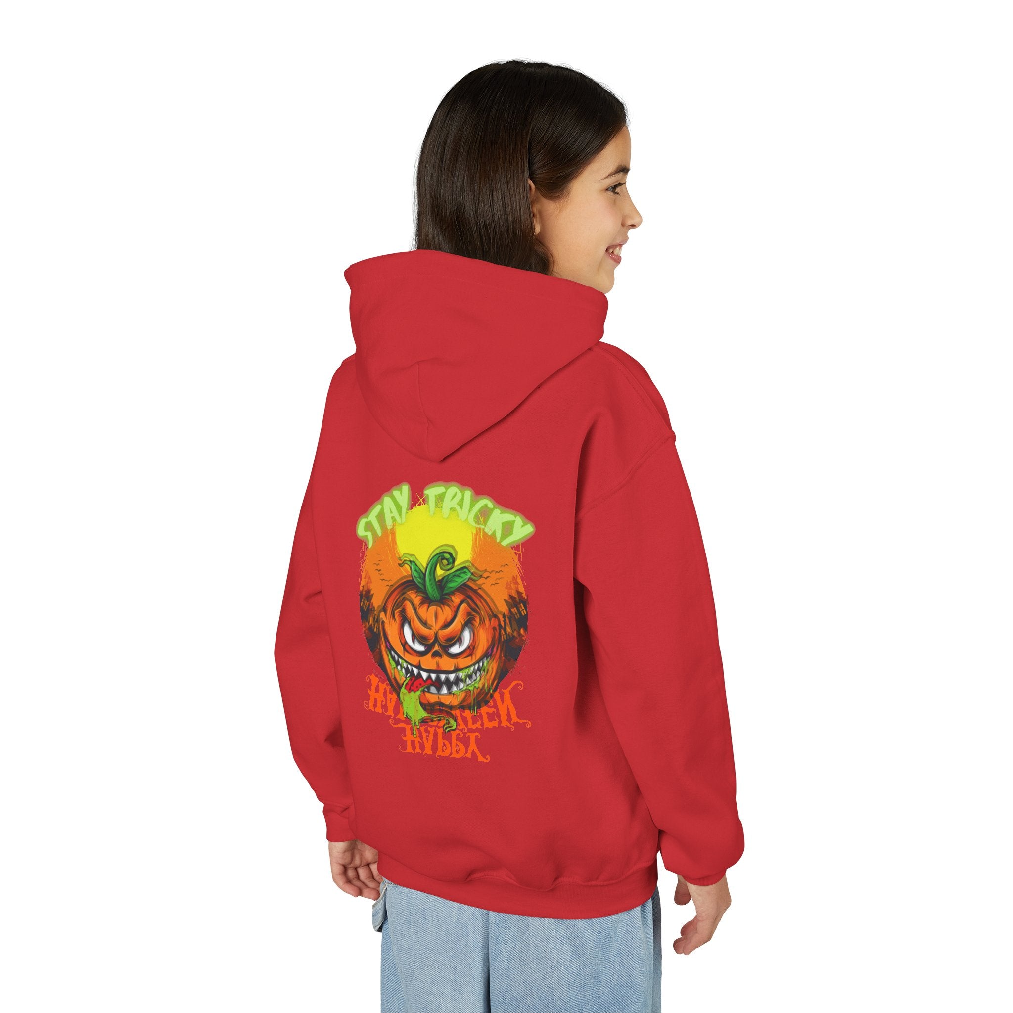 "Stay Tricky" Youth Halloween Hoodie, Trick or Treats!