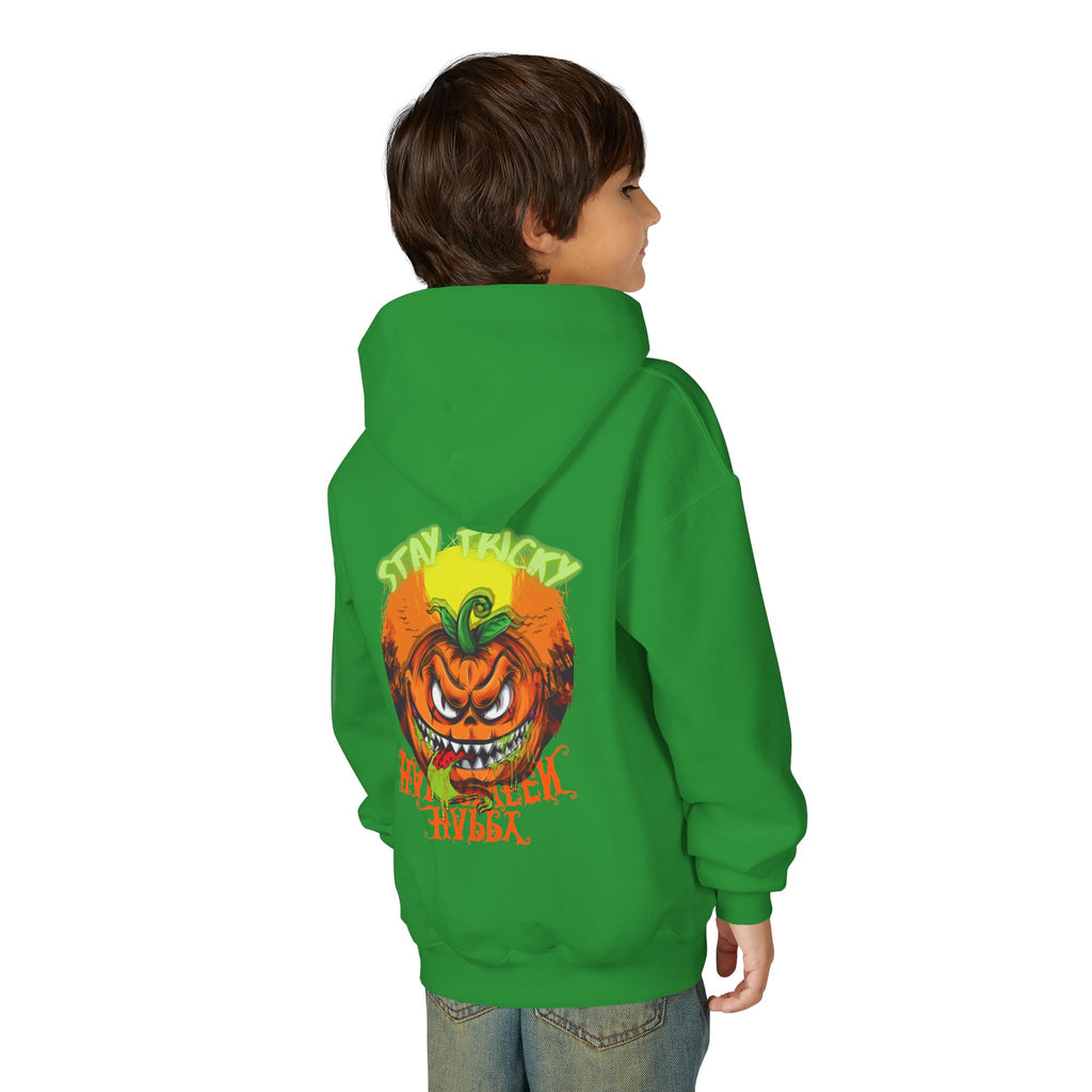 "Stay Tricky" Youth Halloween Hoodie, Trick or Treats!