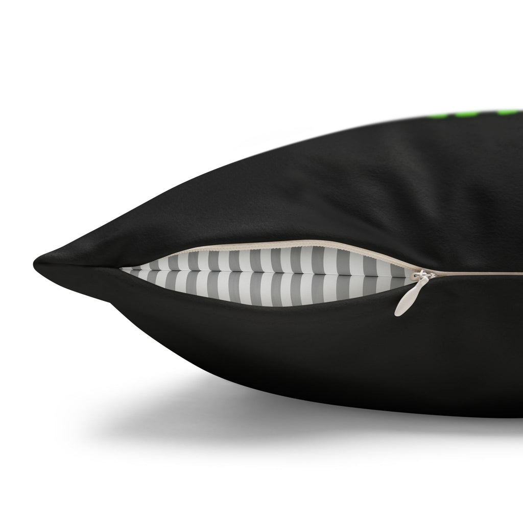 "Treats or Tequila" Halloween Fun Faux Suede Pillowcase, Home Decor